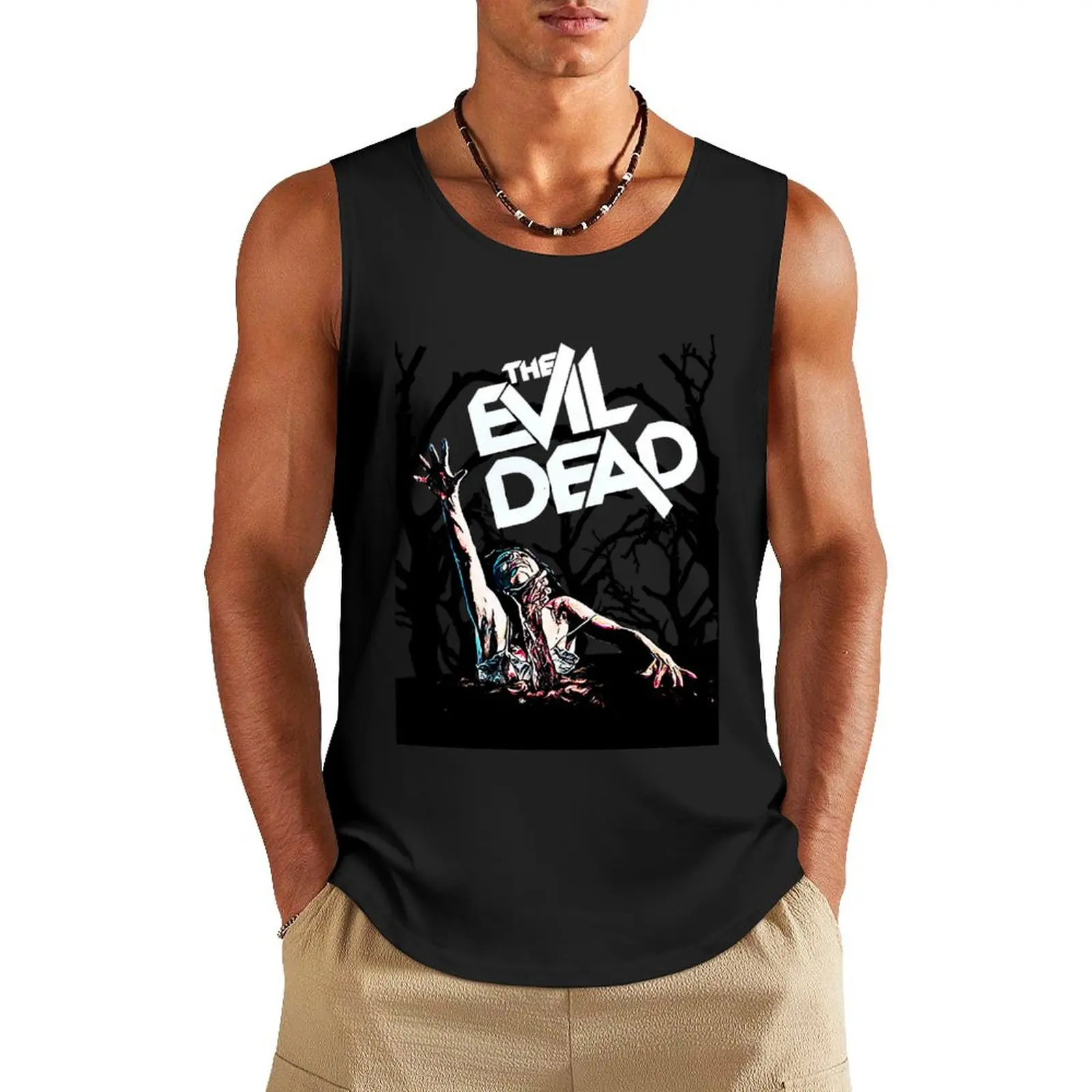 

Evil Dead Tank Top Men's gym Men's sleeveless t-shirt t-shirts for Men's gym plain t-shirt