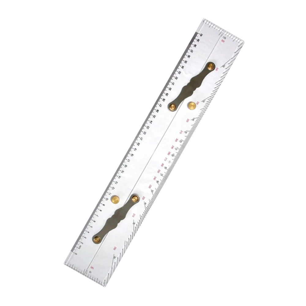 450MM Marine Parallel Ruler Clear Scales Mapping Points To Pull Acrylic Parallel Ruler  Nautical Charts Parallel Ruler For Boat