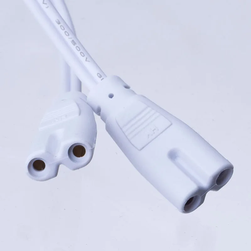 T4 T5 سلك موصل T8 أنبوبة ليد كابل محول القابس ل قوس مصباح 2 ثقب اتصال سلك مزدوج برأس سلك تطويل كهربائي سلك كهرباء كابل كهرباء طويل توصيله توصيله الطاقة توصيله كيبل الطاقه الكهرباء كيبل الطاقه الكهرباء توصيلة باور توصيل