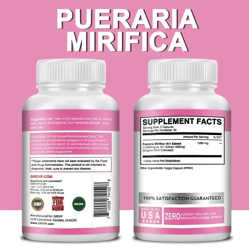 Pueraria Mirifica-migliora la fiducia femminile, le dimensioni della pelle e del seno