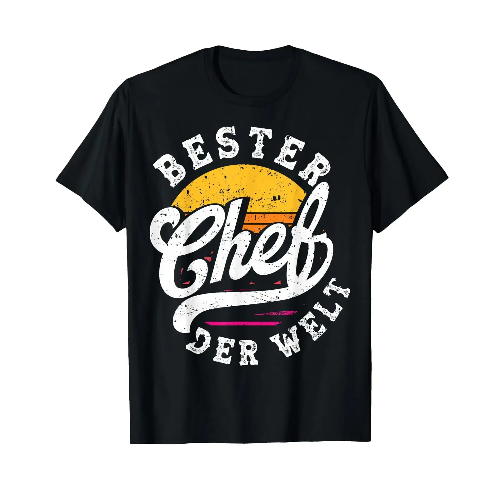 Bester Chef Der Welt Office Humour Employer Funny Retro T Shirt black s vintage Washed Stretched designer clothes graphic homme