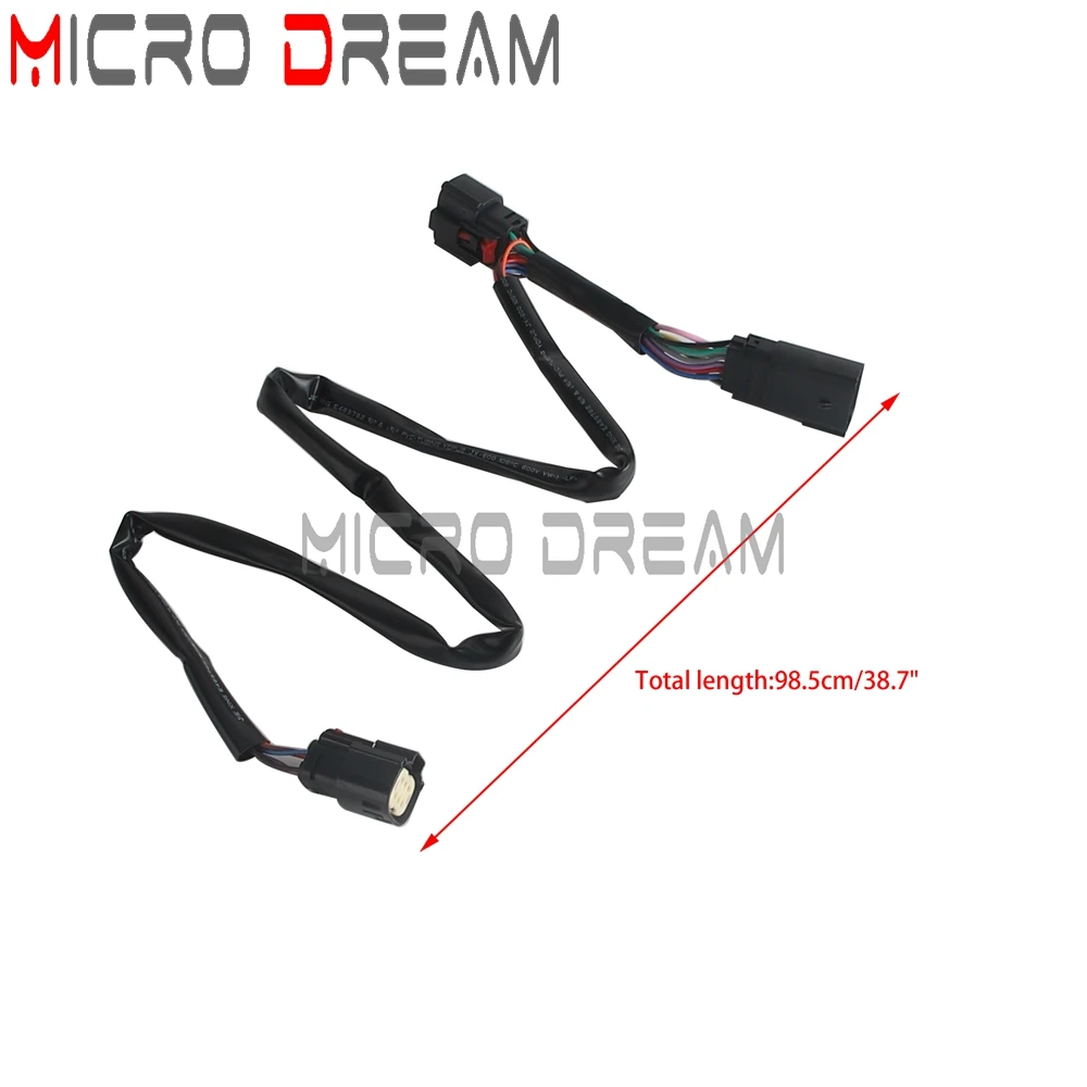 Motorcycle LED Tour-Pak 12 PIN To 6PIN Adapter Harness For Harley Road Glide 117 2024 CVO Road Glide FLTRXSE Street Gide 23 24