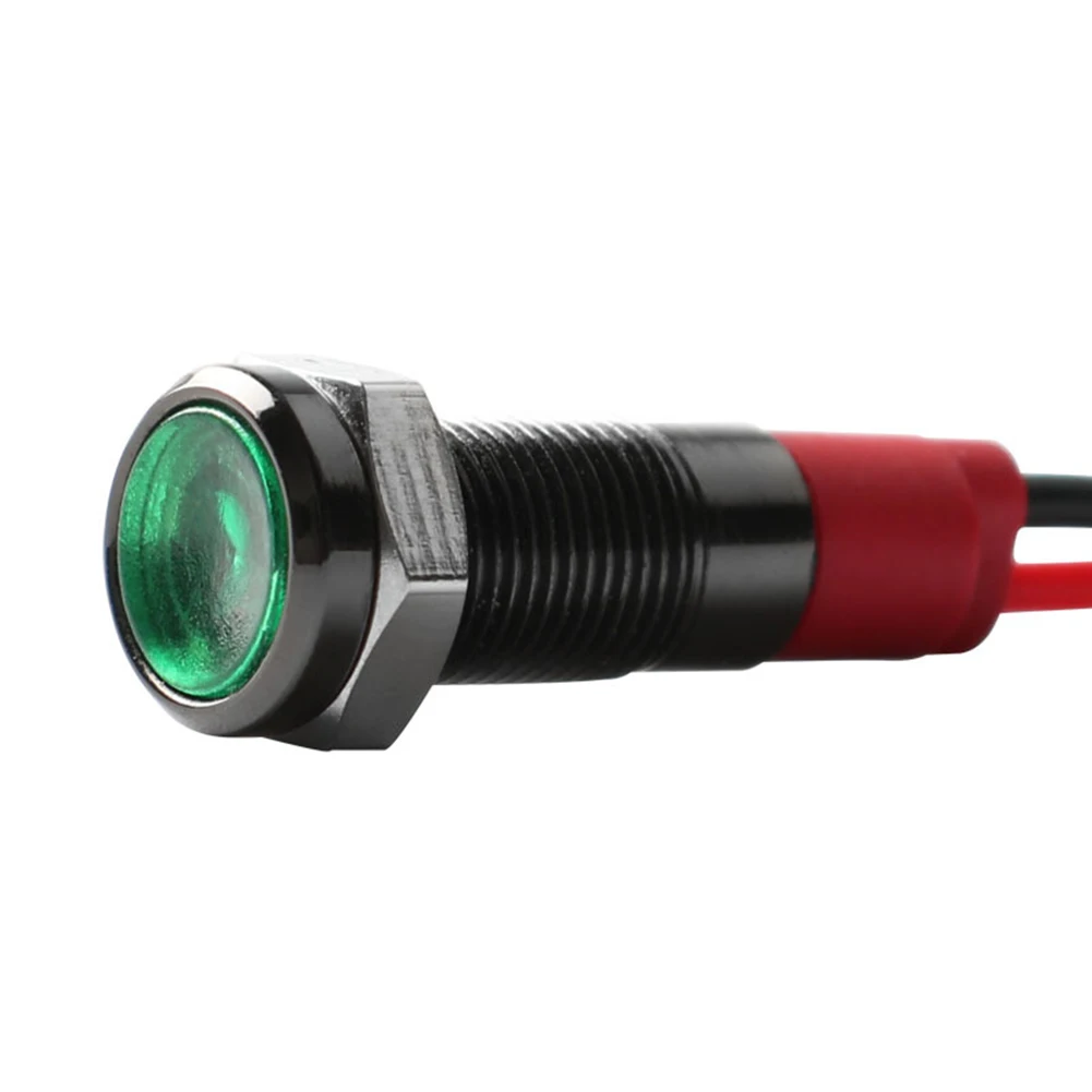 

Set of Five LED Indicators Super Bright 3 6 Volt Black Signal Lamps Designed for Outdoor Usage in Various Projects