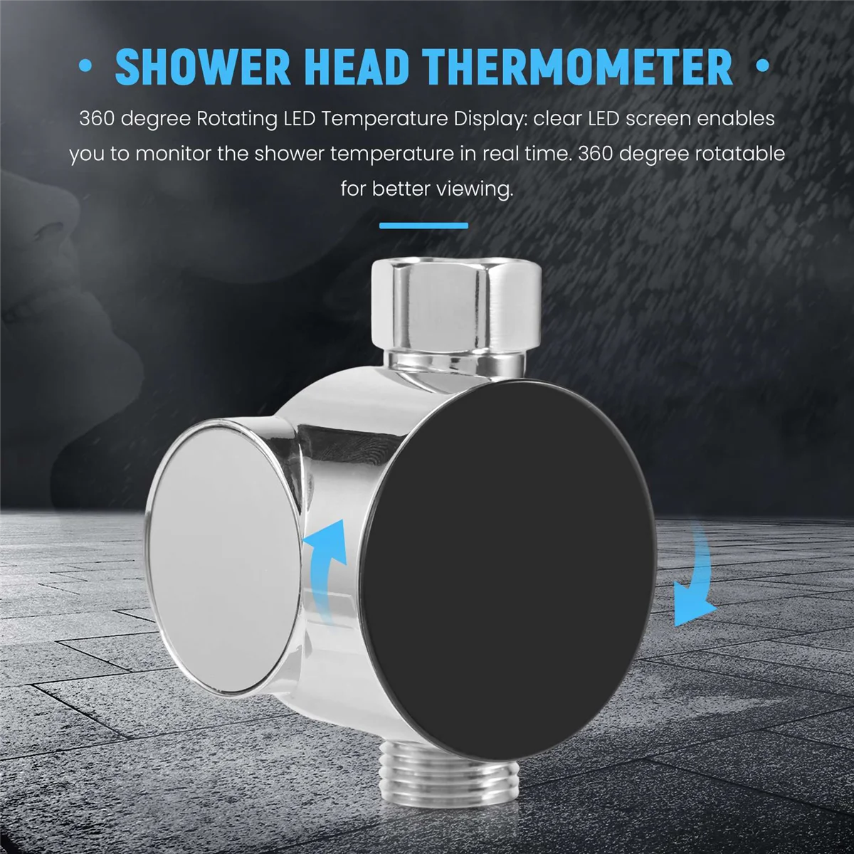 เครื่องวัดอุณหภูมิน้ำในบ้านจอแสดงผล LED, เครื่องวัดอุณหภูมิน้ำสร้างกระแสไฟฟ้าได้ด้วยตัวเองสำหรับดูแลทารก