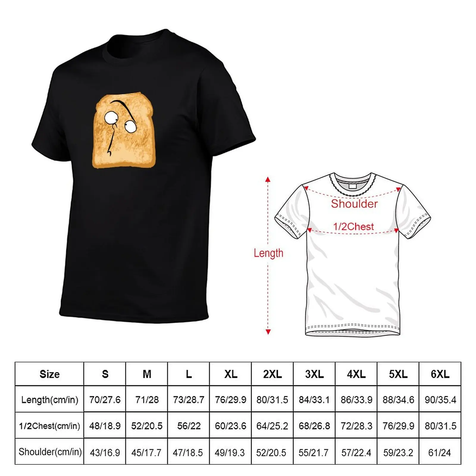 I Like Buttered Toast T-Shirt Festival Casual Short Sleeve