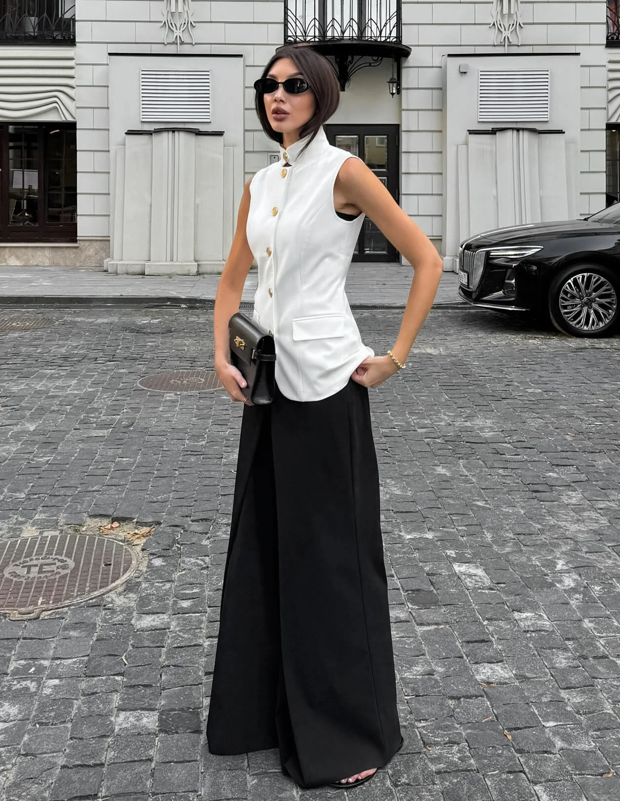 ZAROY 2025 جديد الصيف المرأة سترة قميص أنيق مكتب سيدة بلايز أنثى أكمام قميص أبيض الوقوف طوق الأبيض سليم تانك vrouw