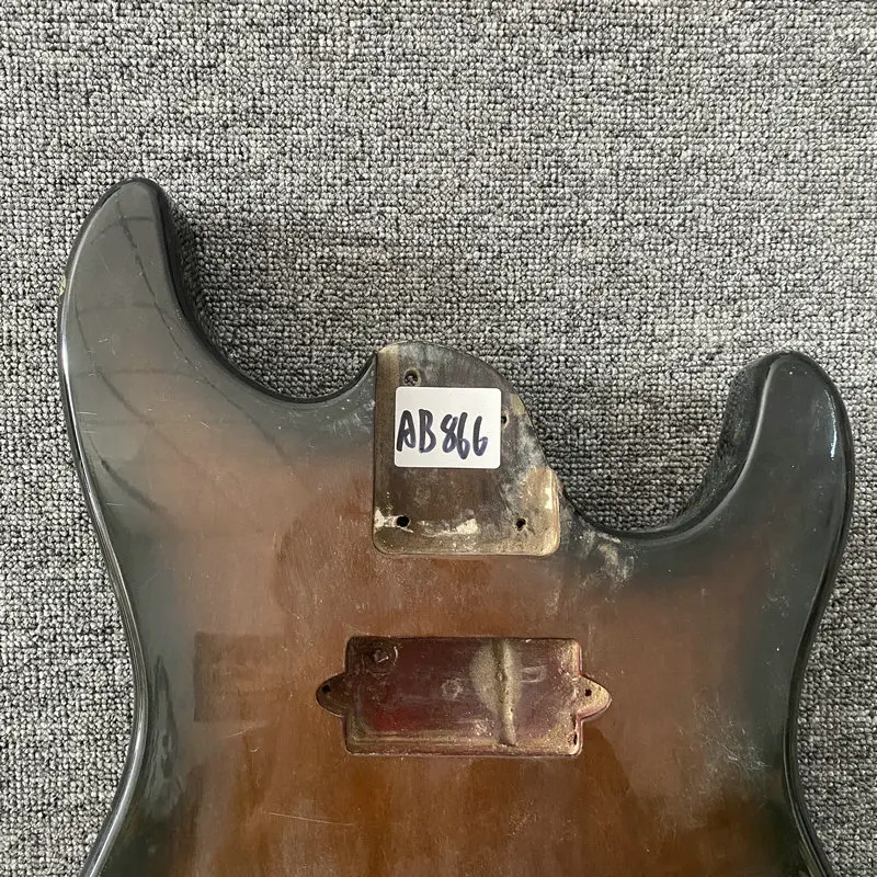 AB866 Unfinished Electric Guitar Body in Solid Wood Genuine and Original J&D Brothers DIY Guitar PARTS with Damages Replace