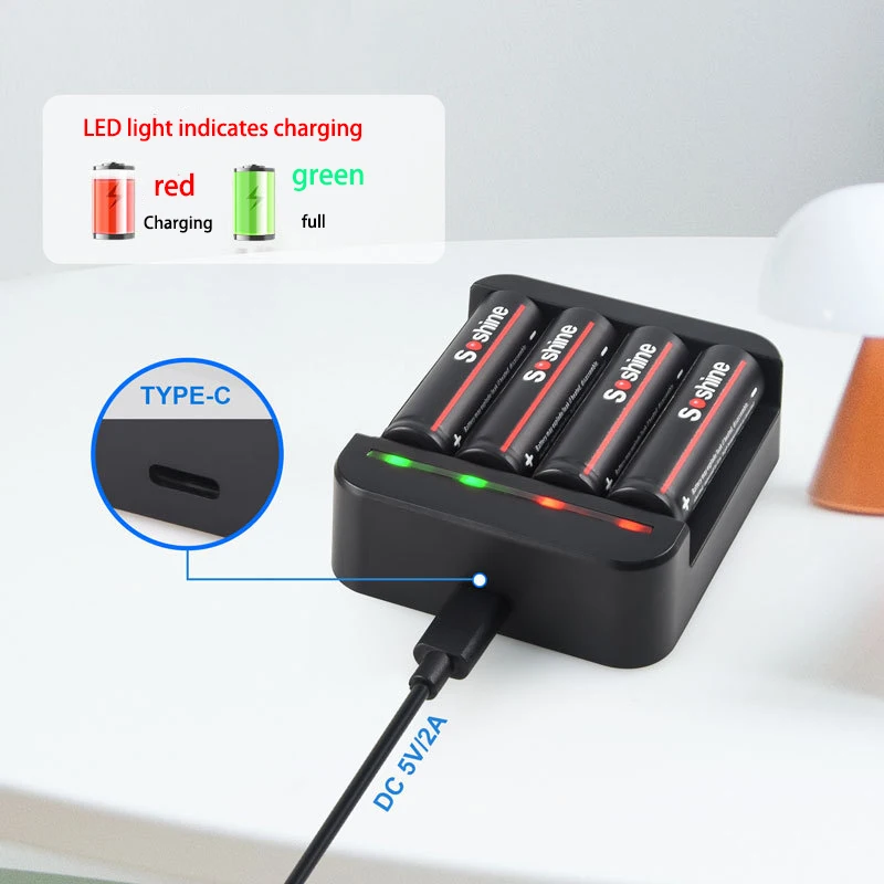 Soshine 1.5V Aaa 12…