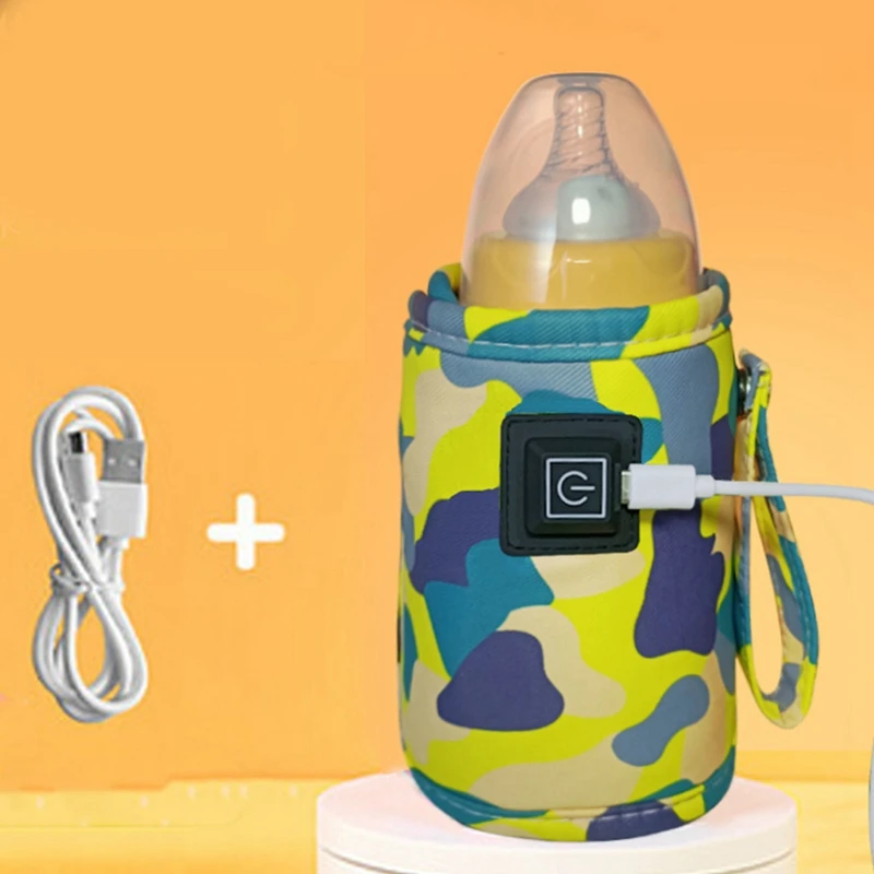 Universal USB Milk Water Warmer Travel Stroller Insulated Bag Portable Baby Nursing Bottle Heater