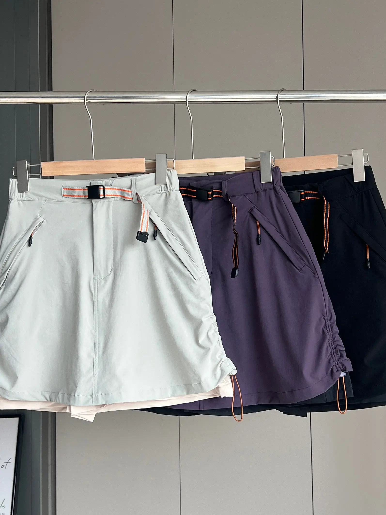 

Женская уличная юбка А-силуэта: дышащая, легкая, быстросохнущая, водонепроницаемая, для работы, летняя, в корейском стиле