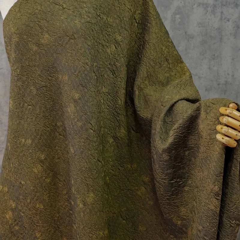 

Платье-ципао/ханьфу L100XW148CM из жаккарда с ретро-тиснением, золотой нитью и текстурой, ручной работы, из роскошных тканей, для шитья