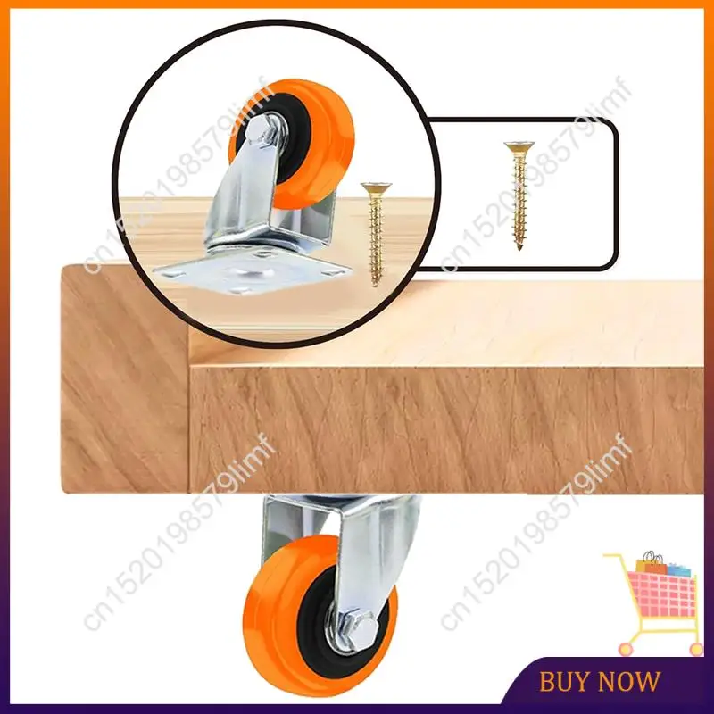 MSOR-8PCS مجموعة عجلات 1.5 بوصة 360 درجة °   عجلات دوارة عالمية لصندوق التخزين/الأثاث الصغير/المطبخ