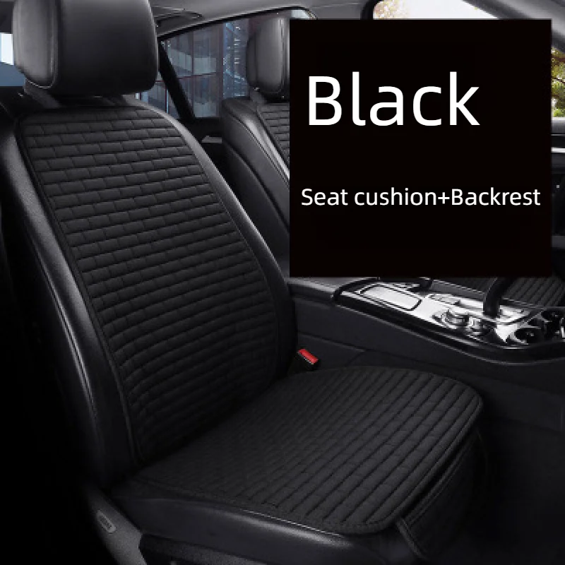 Four Seasons Car Seat Cover Linen Cloth Waterproo Seat Cushion Auto Chair Protective Cover Auto Protector Pad With Backrest