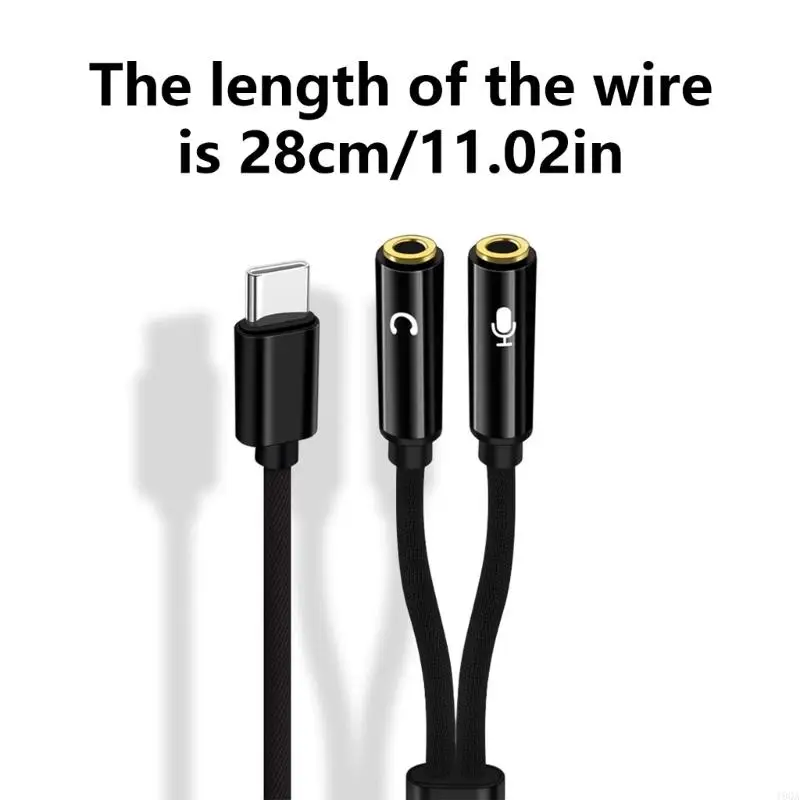 Cavo per connettori per auricolari da tipo bidirezionale da 3,5 mm 19QA per musica chiamate