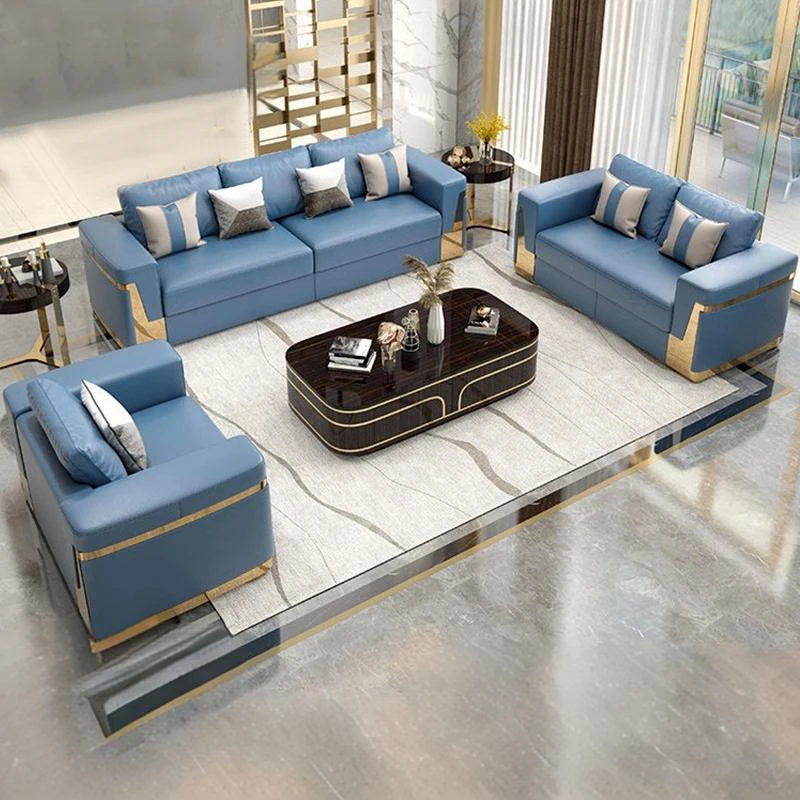 Hochwertige أريكة garnitur Möbel Italiisches تصميم حديث Luxus Samt Stoff أريكة garnitur تصاميم Wohnzimmer