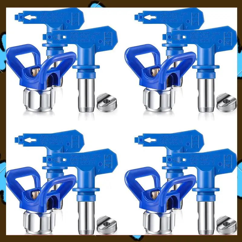 

Promotion! 12Pc 415/515 Spray Tips Airless Paint Spray Sprayer Tip Guard Nozzle Seat Replacement For Airless Spray Paint Tip Noz