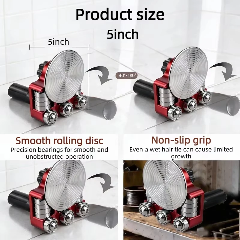 180° Portable Edge Trimmer Precise Metal Bevel Bender Manual Board Bending Tool Wear-resistant for Most Sheet Metal Processing