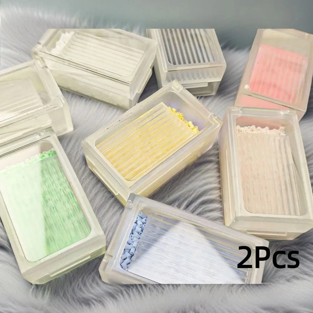 Double Layer Fuse Bead Organizer Box Anti-Clog 2 in 1 Perler Bead Channel Dispenser Box 10 Slot 2.6mm Beans