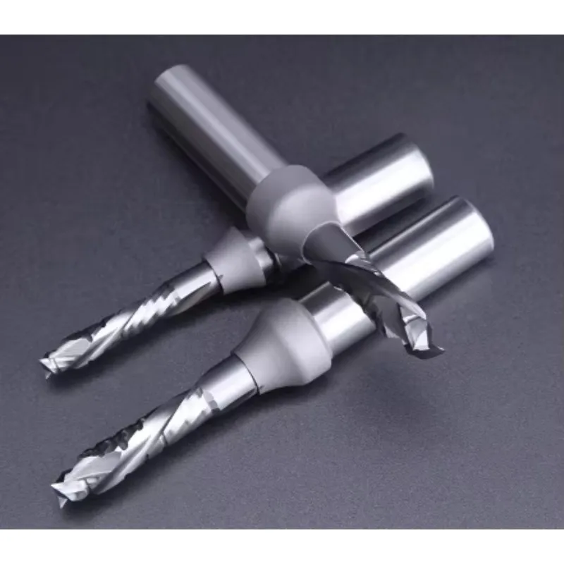Imperial-sized TCT Woodworking Dual-Blade Edging Machine Slotted Spiral Milling Cutter-Comprehensive Cutting Tool Collection-HDF