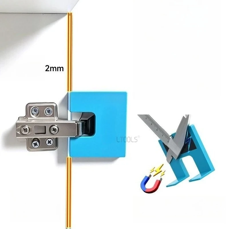 Limit Installation Piece Back Magnetic Fixed Plastic Sheet Portable Fixator Multi Functional Hinge Installation Auxiliary Tools