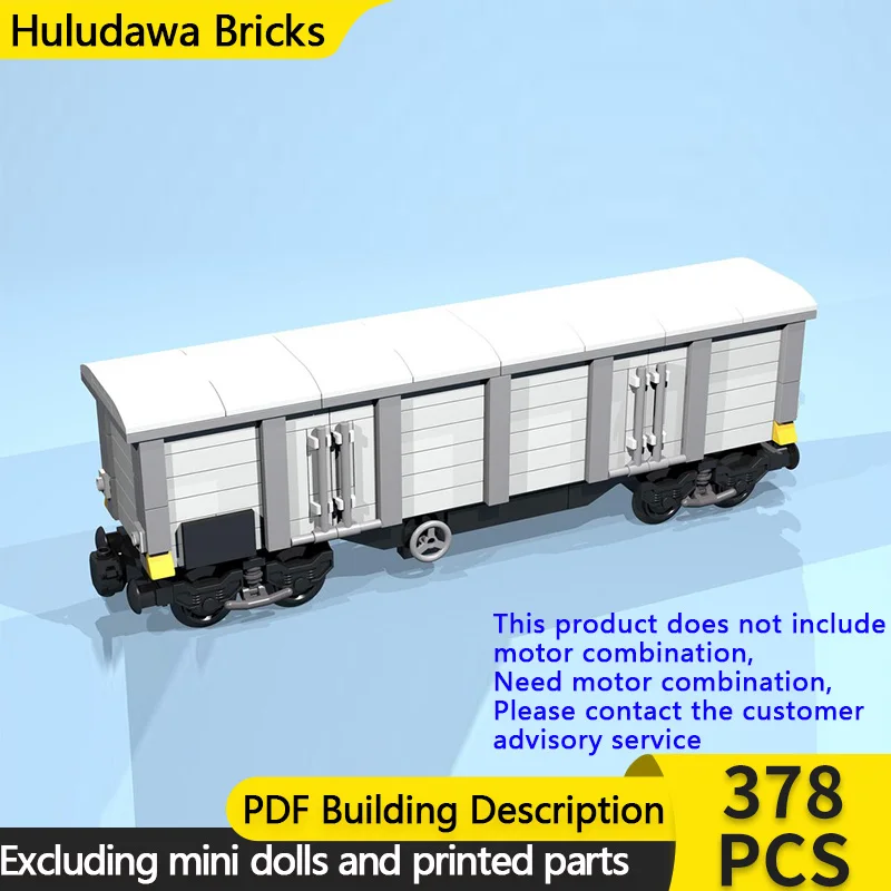 

Модель городского автомобиля MOC, строительные кирпичи, 8-колесный белый ящик, вагон, ремонт, модульная технология, детские праздничные подарки, сборка игрушек, костюм