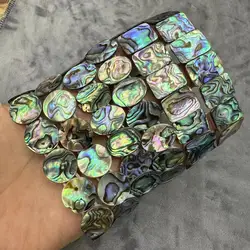 Natural White abalone Shell Bay Pearl Jewels Bracelet Natural Energy Stone Bangle for Woman And Man Wholesale !