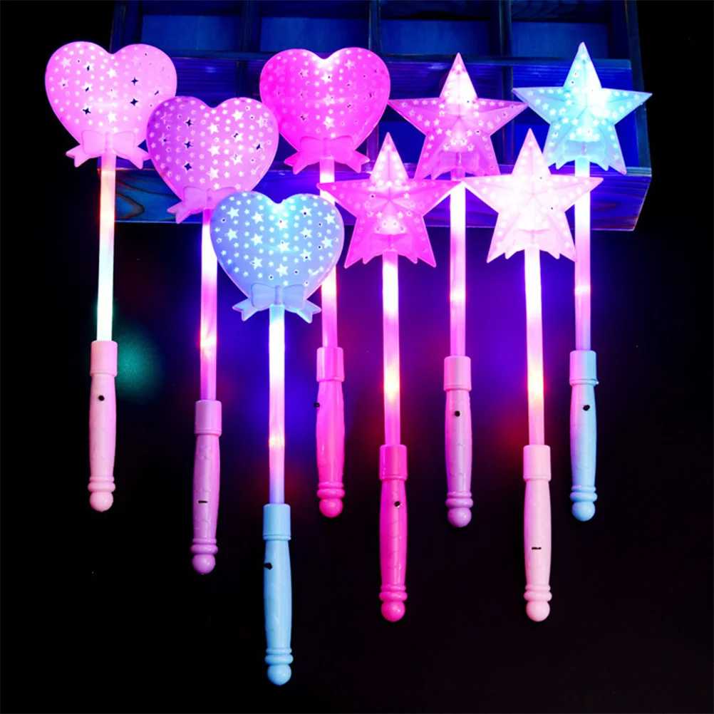

4Pcs Glow Sticks Portable Luminous Party Light Sticks Five Pointed Star Shaped Eco Friendly Durable Outdoor Concert Festivals