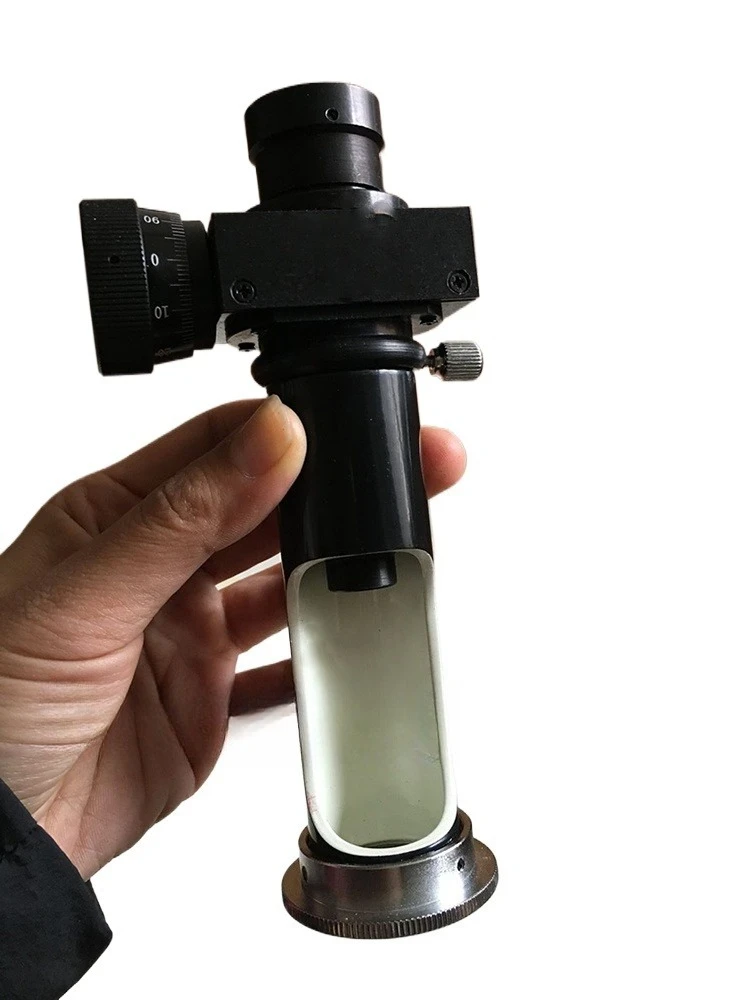 Portable Reading Microscope with Light Source - 20X/40X Magnification Brinell Hardness Indentation Measuring Microscope