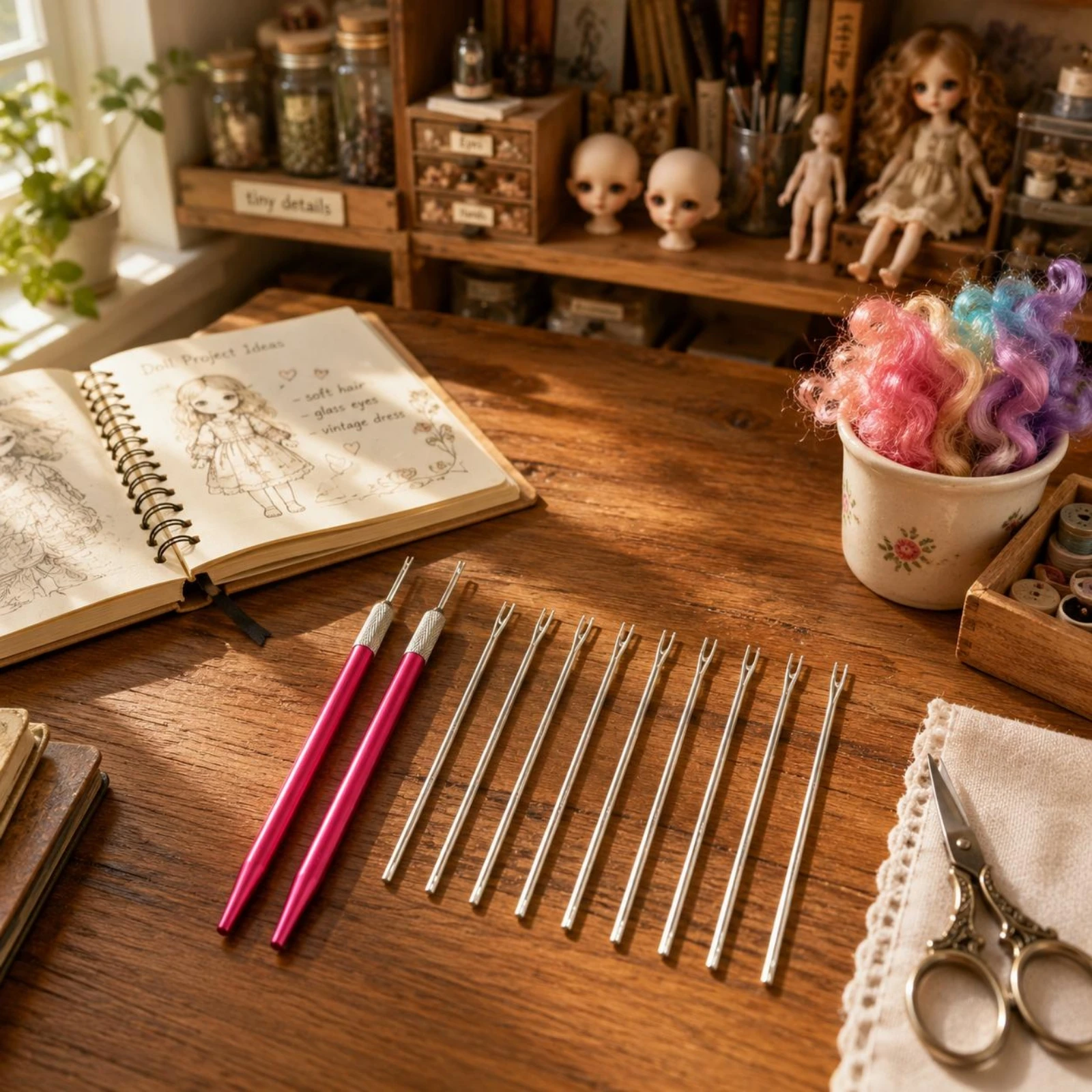 Doll Hair Rerooting Kit Knurle - Craft Tools recension och pris