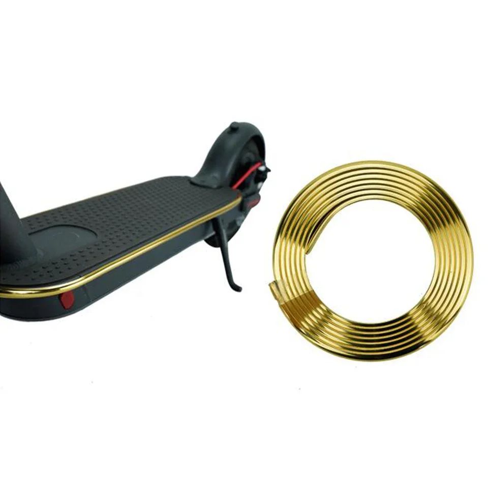 الوفير واقية شرائط الزخرفية سكوتر الجسم ملصق الشريط ل Xiaomi Mijia M365 برو سكوتر كهربائي سيارة المضادة للتصادم جزء