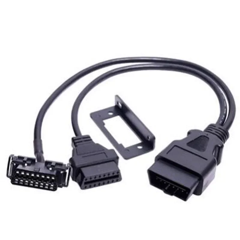 

Новая линия для IOS J1850 CAN-BUS протокол автомобиля OBD2 16PIN Y удлинительный кабель для Mazda/Kia и т. д. OBD штекер 16Pin к 2 гнезда