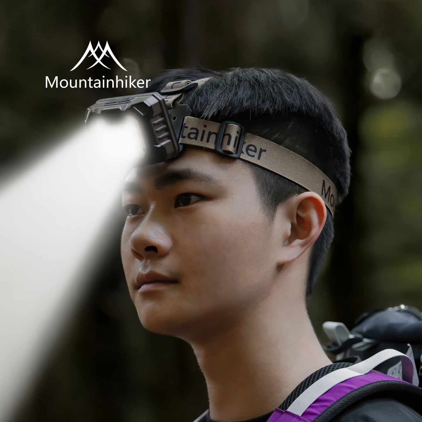 

Outdoor Camping Headlamp Mountainhiker Bright Light Wave Sensor Waterproof COB LED Portable Ultra Bright Rechargeable Headlight