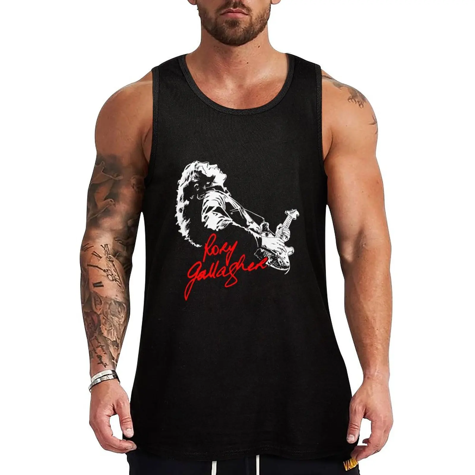 Rory Gallagher all the people T-Shirt Tank Top Simple Tank Top Basic Regular Fit Casual Undershirt