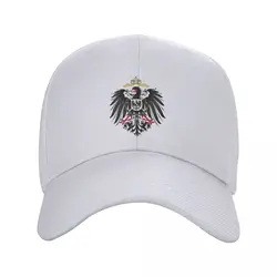 Klasyczny Unisex niemiecki imperium orzeł czapka z daszkiem dla dorosłych herb z niemiec regulowany tata kapelusz kobiety mężczyźni Hip Hop kapelusze przeciwsłoneczne