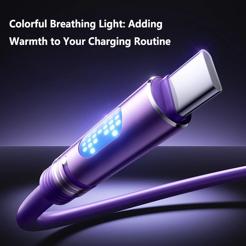 USB Type C Cable For Fast And Safe Charging Is Suitable For Mobile Phone Charging Cables Dual Port Type C Fast Charging Cable