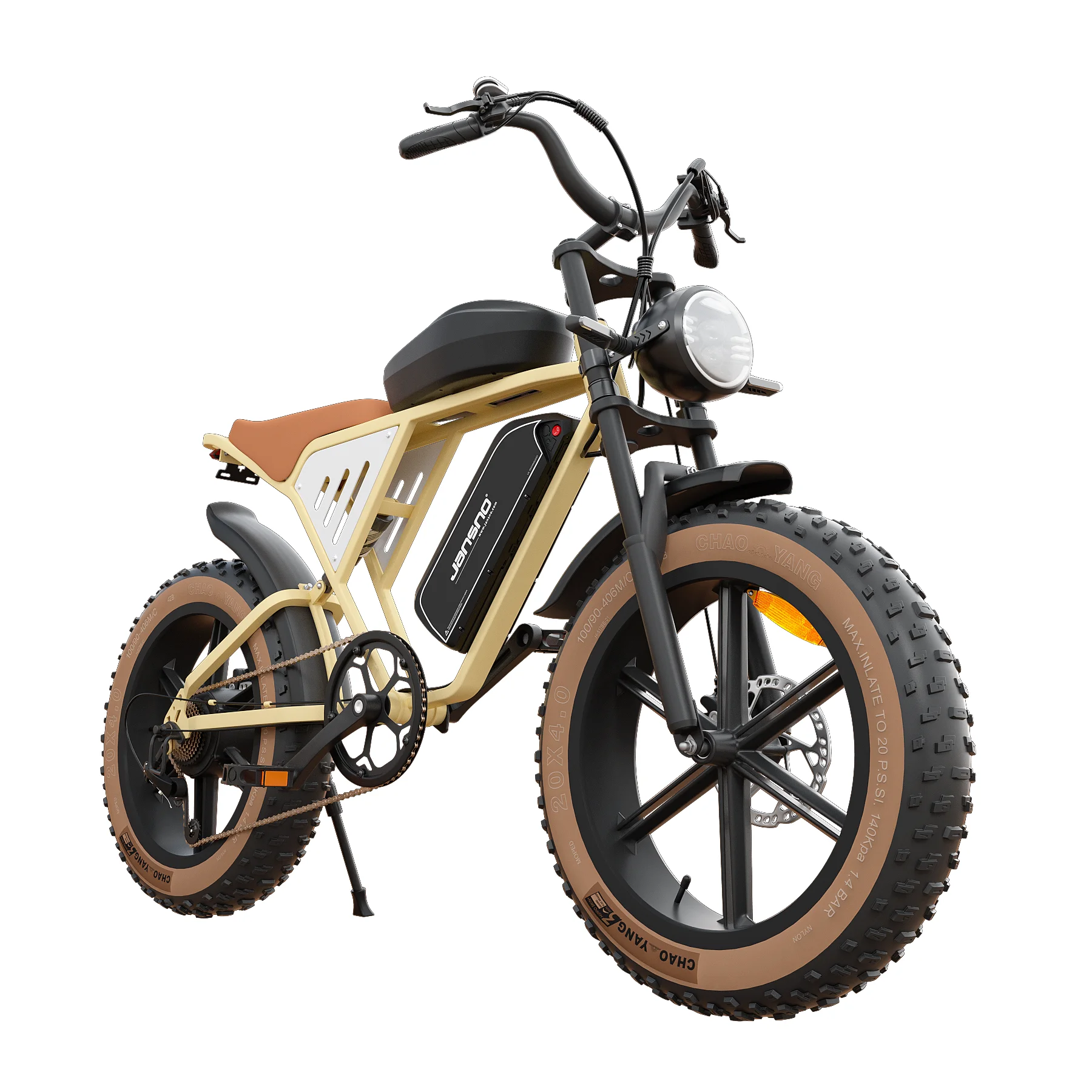 AliExpress JANSNO Jansno Adult Electric Bike with Removable Dual 48V 34Ah Battery 20-inch Fat Tire City Ebike