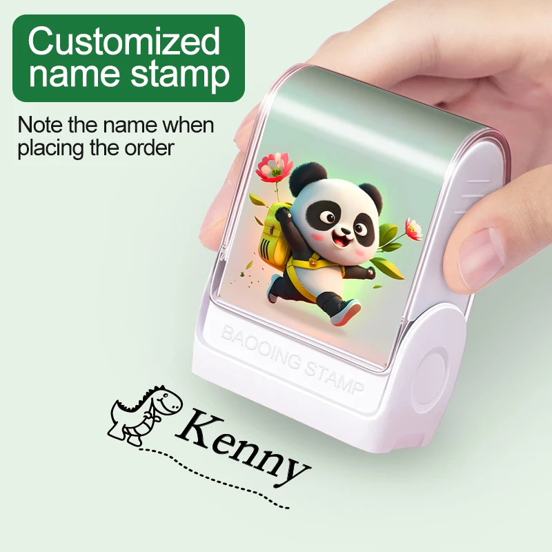 ‌Waterproof Personalized Stamp for Fabric,Custom Name Label Maker,Washable&Reusable Clothing Stamp,DIY Durable Laundry Organizer
