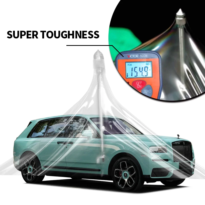 Hot selling：Hey Film K-Series USA Quality 7.5Mil Nano Transparent TPU PPF Paint Protection Warp Hot Self Healing Car Stretch Fil