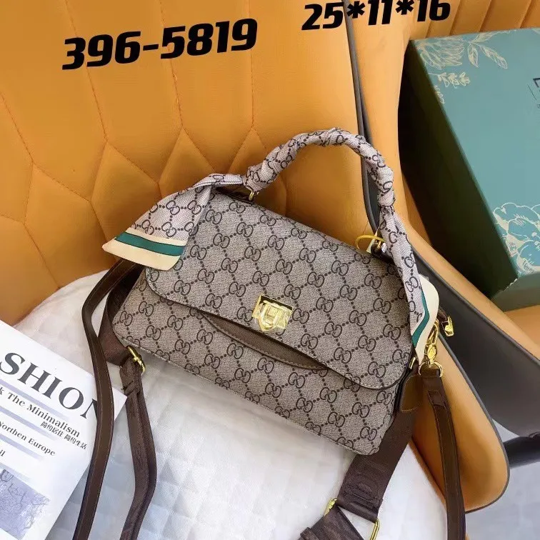 

Elegant Leather Handbag For Women Luxury Brand Crossbody Bag With Famous Designer Tote Bags Classic Popular Ladies