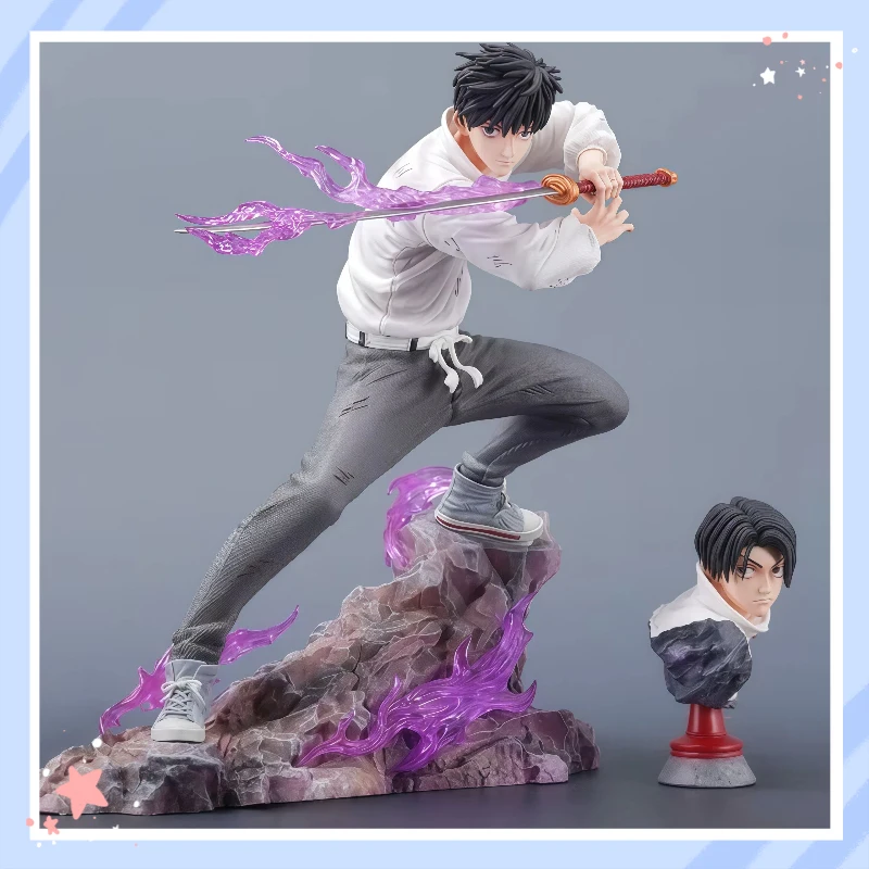 

Generic Jujutsu Kaisen Yuta Okkotsu Action Figure Special Grade Jujutsu Sorcerer Double Head Sculpture 21CM PVC Desktop Ornament