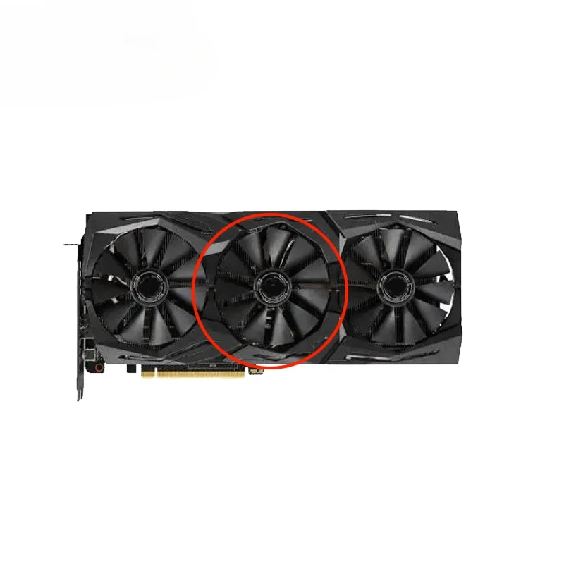 Original for ASUS ROG-STRIX-RTX 2060 2070-O8G-GAMING RTX2060 RTX 2070 Graphics Video Card cooling fan T129215SH T129215SL