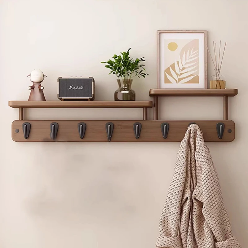 

Simple Coat Racks Nordic Modern Multifunctional Clothes Racks Elegant Aesthetic Wall Coat Rack Space Saving Interior Furniture