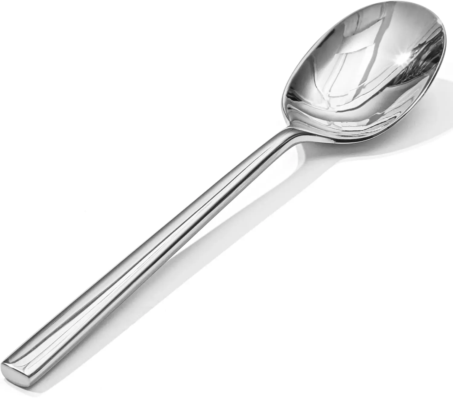 

Dinner Spoon Set, 12-Piece Tablespoons Silverware Spoons, Premium Food Grade Stainless Steel Spoons, Mirror Finish & D
