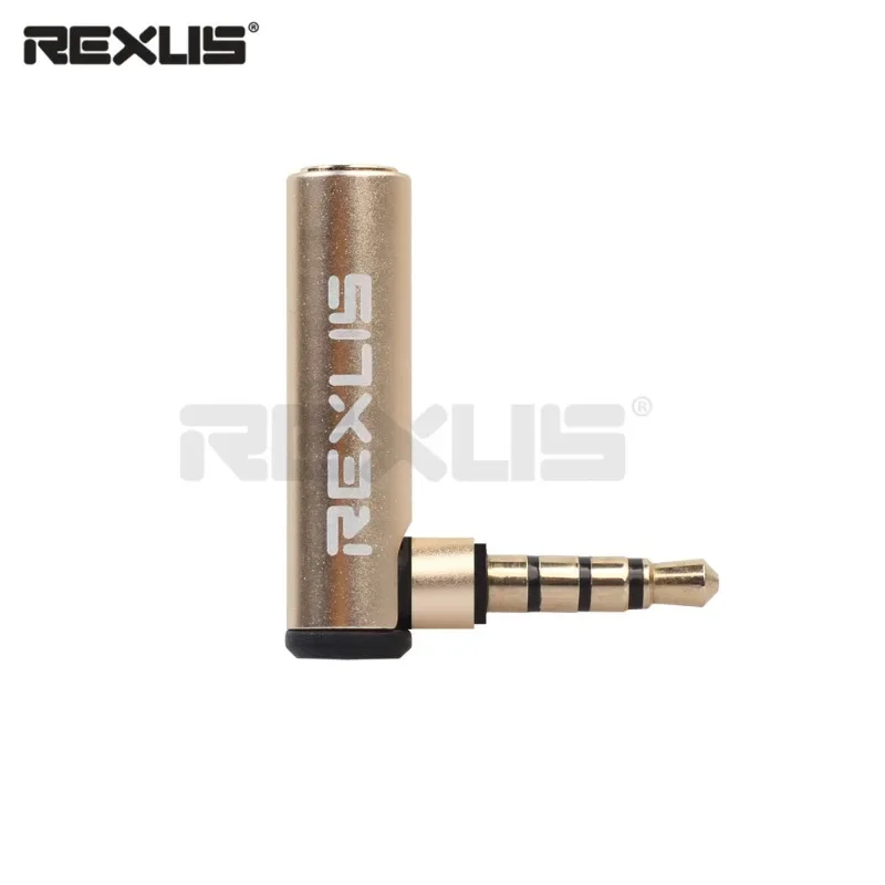 

Gold Plated 3.5mm Male To Female 90 Degree Right Angled Adapter Audio Microphone Jack Stereo Plug Connector for Phone Computer