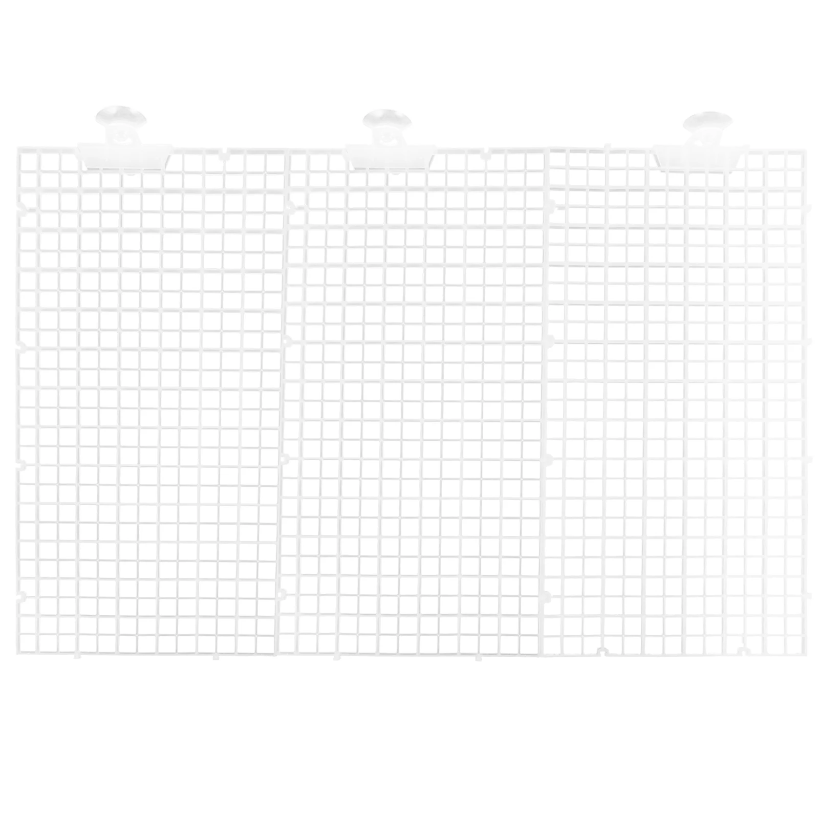 

3 Pieces 30x15cm Fish Tank Divider PVC Board 10 Cups Aquarium Isolation Mesh Bottom Filter Breeding Tool Pet Accessories
