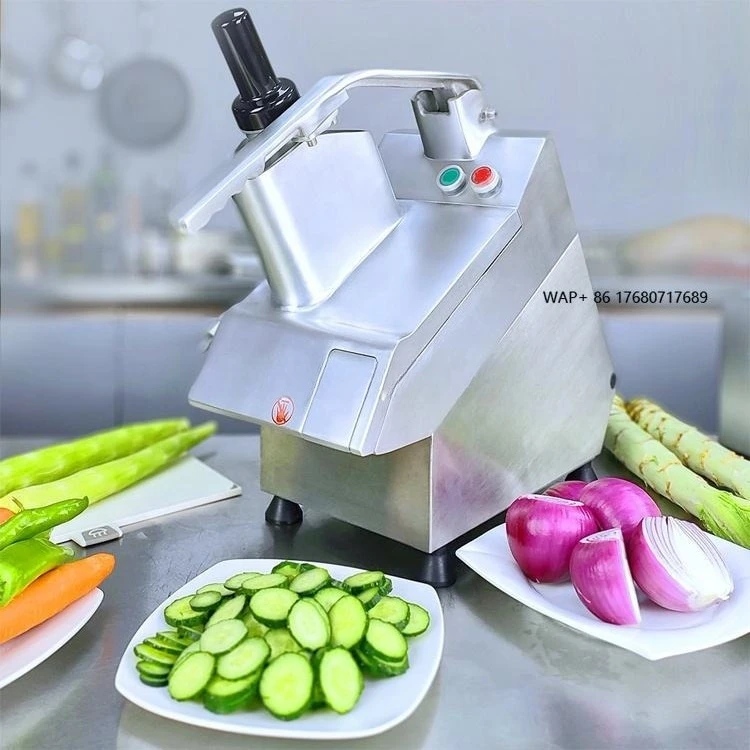 Fully Automatic Commercial Multi-Functional Electric Vegetable Cutter Potato Dicing Lemon Slicer Cheese Grater