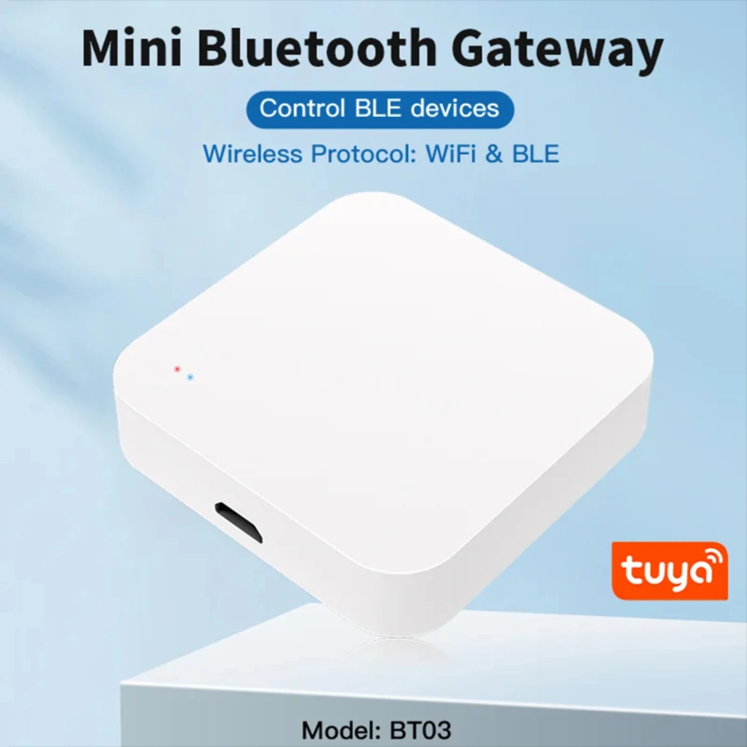 Smart  Hub Bluetooth-Compatible  Smart  Work with Alexa   NOT Support Zigbee Protocol