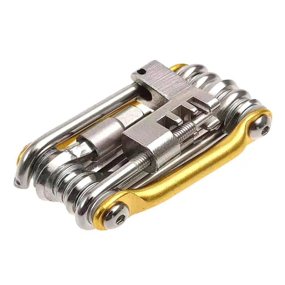 Aluminum Alloy Bicycle Repair Tool Mountain Bicycle Chain Cutter Wrench Multi-function Easy Carry Universal Bicycle Repair Kit