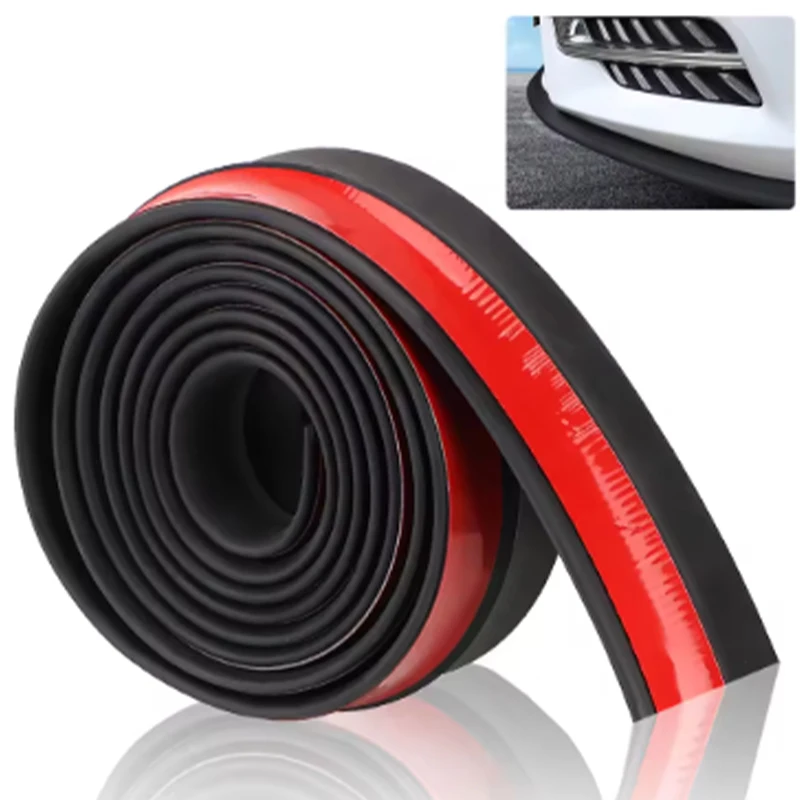 

Универсальная защитная резиновая накладка на передний бампер автомобиля, антиударная защита, наклейки для бампера