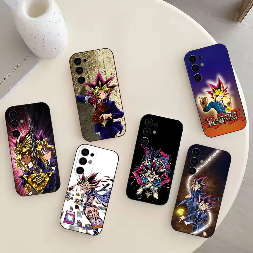 Anime Yu-Gi-Oh Y-Yugi Muto Phone Case For Samsung S26,25,24,23,22,21,20,30,Ultra,Plus,Fe,Lite Black Shell